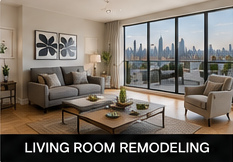 Living room remodeling
